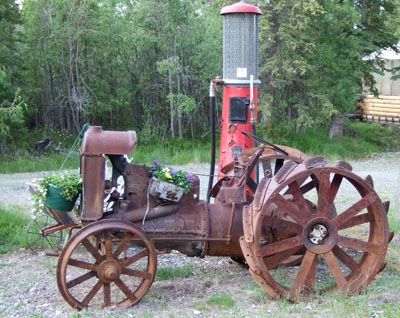 Alaskan artifacts at Willow Lake B&B